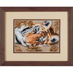 Gold Petites Beguiling Tiger Counted Cross Stitch Kit (image for) Gold Petites Beguiling Tiger Counted Cross Stitch Kit